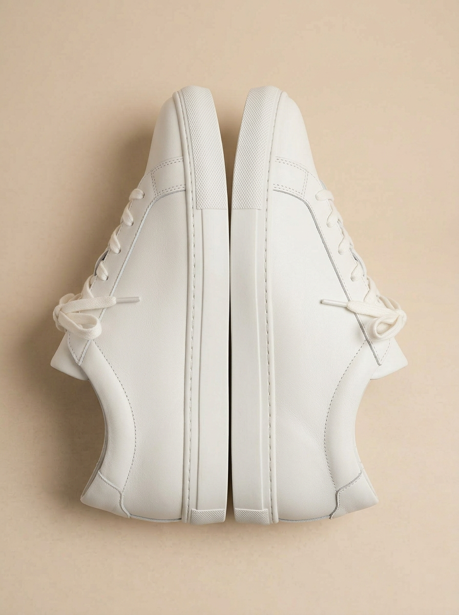 White Low-Top Sneaker