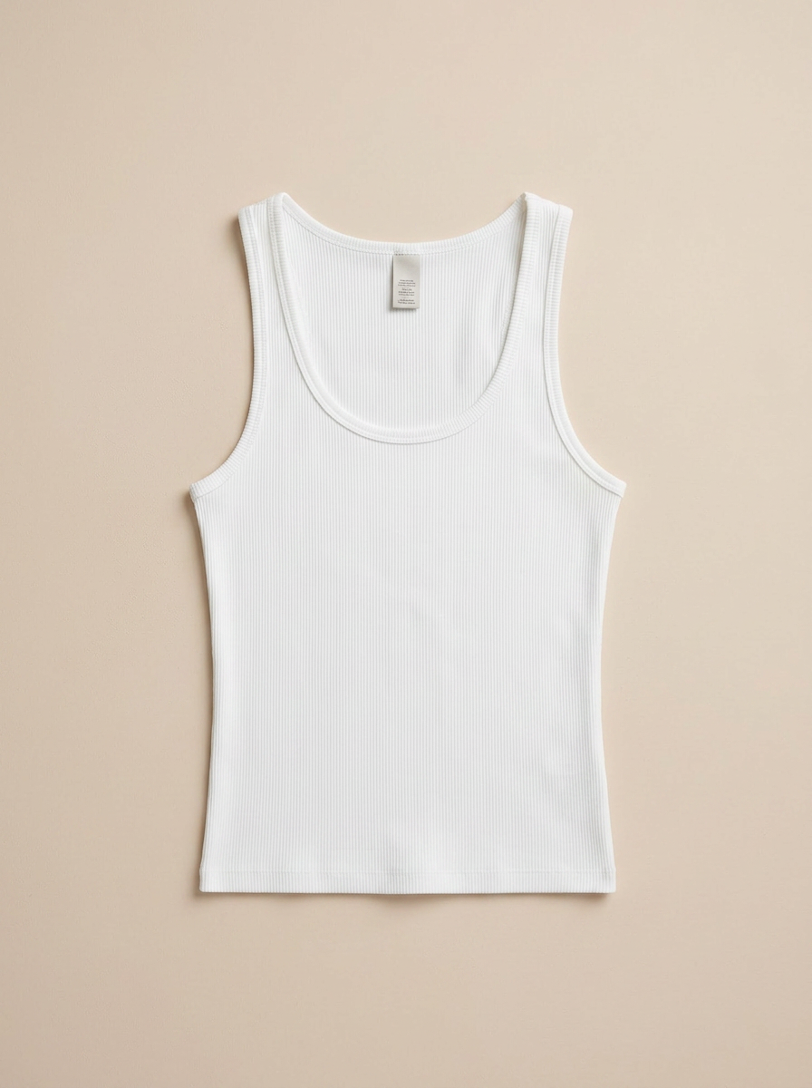 White Rib Tank