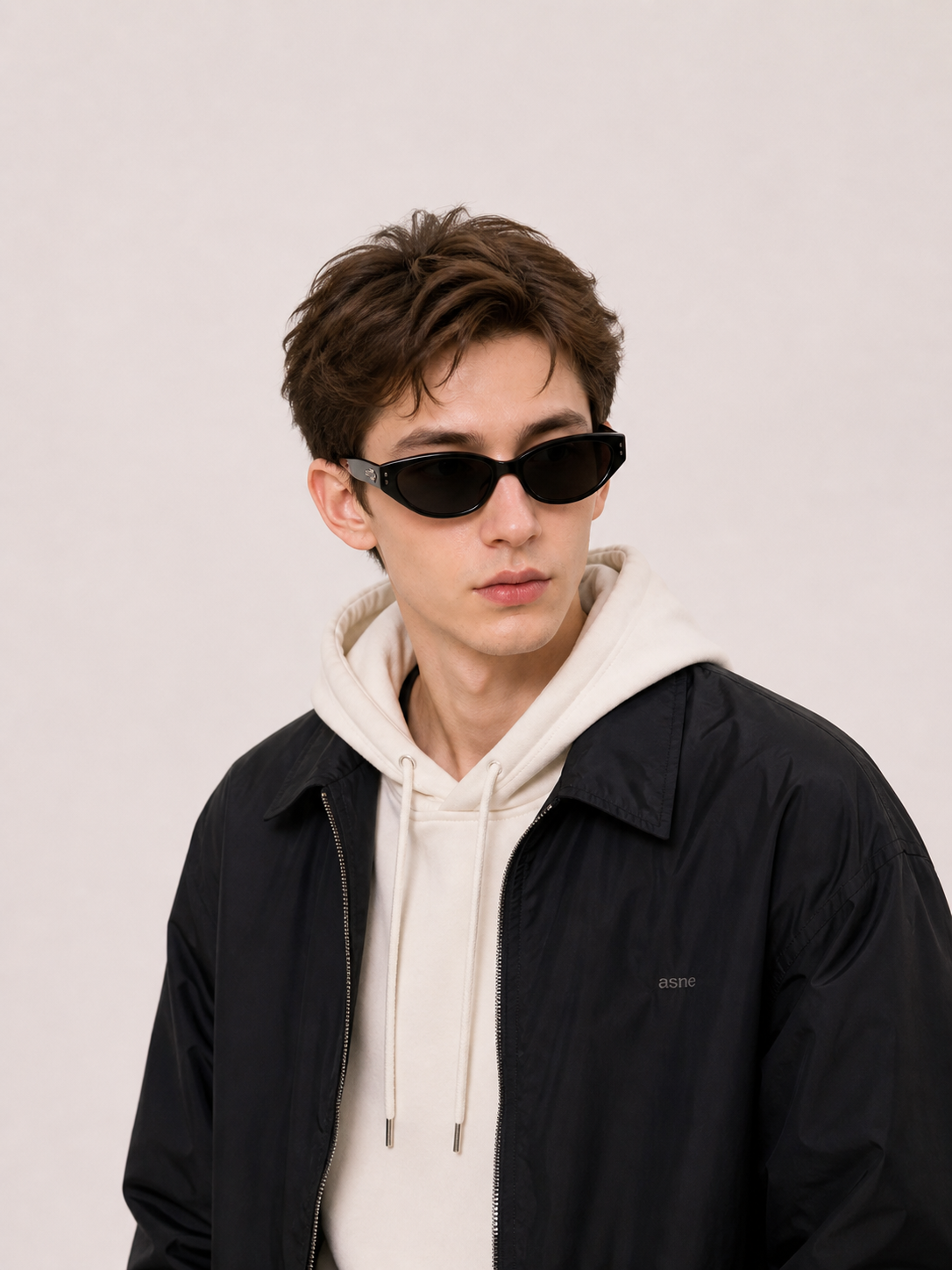 Slim Cat-Eye Sunglasses