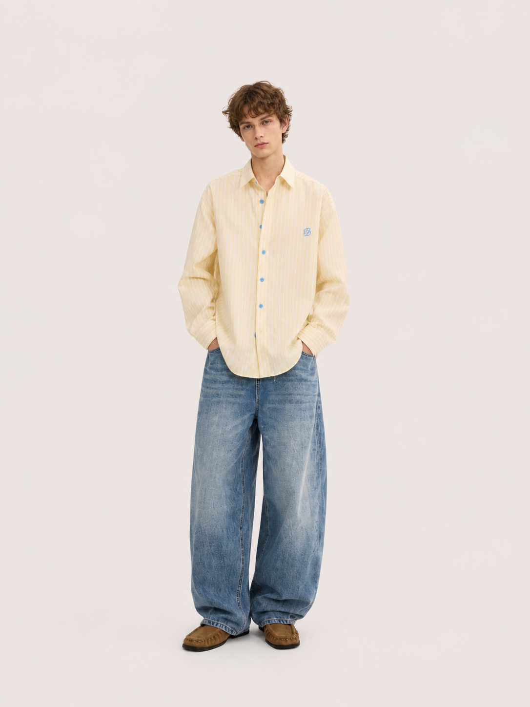 Pinstripe Cotton Shirt