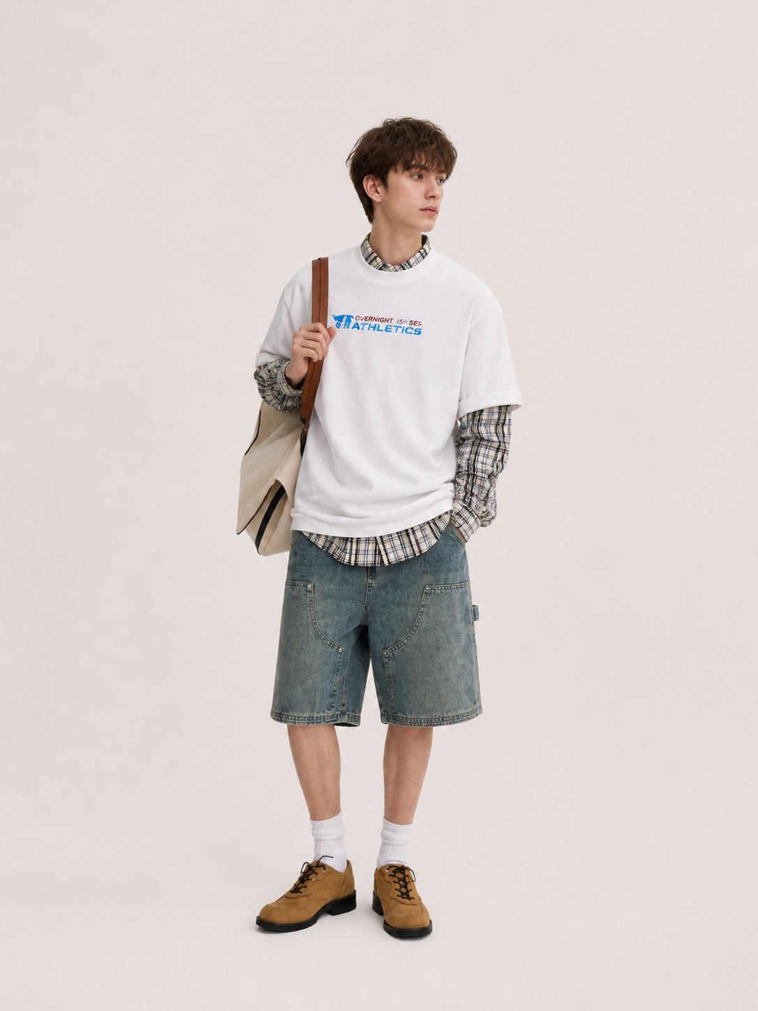 Athletics Print Layered Tee